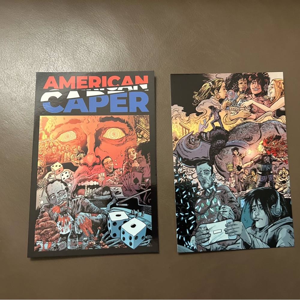 *SD Comic-Con 2025* American Caper Postcards, Set of 2 💙❤️🇺🇸